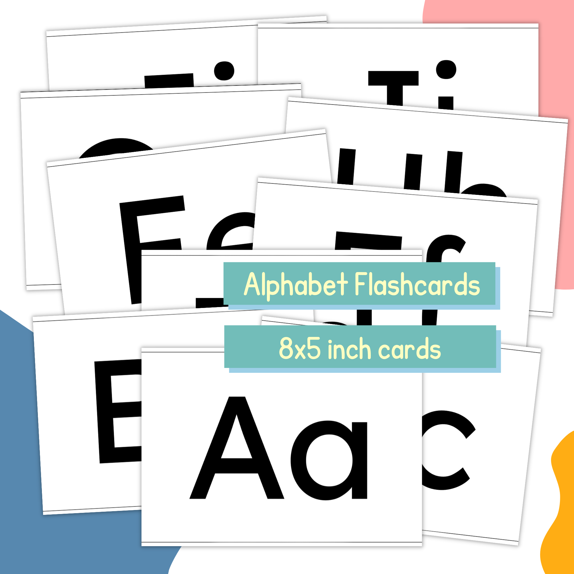 ABC Upper and Lowercase Flashcards