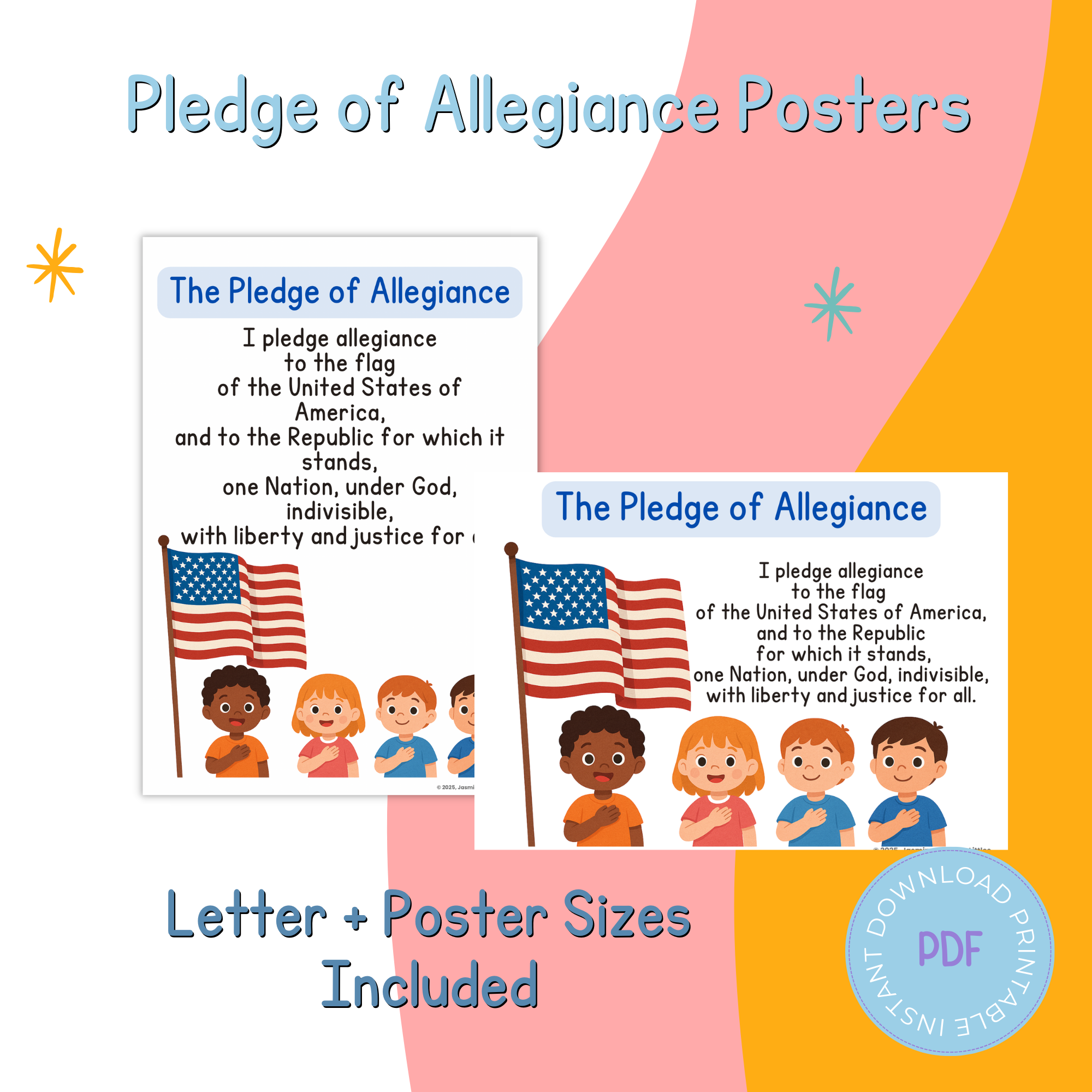 Pledge of Allegiance Posters